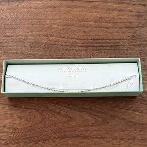 Argento Vivo Silver Chain Anklet